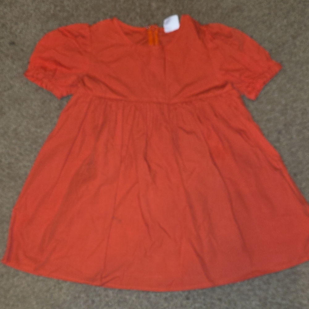 English Factory Vibrant Red Kids Dress